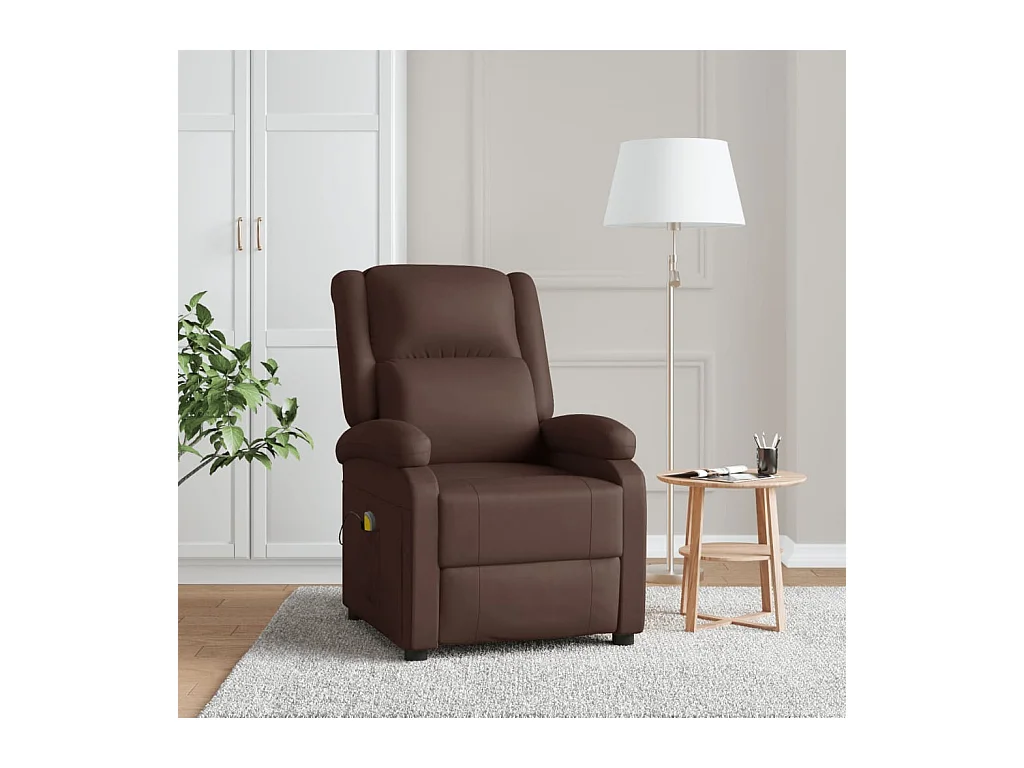 Fauteuil de massage Marron Similicuir