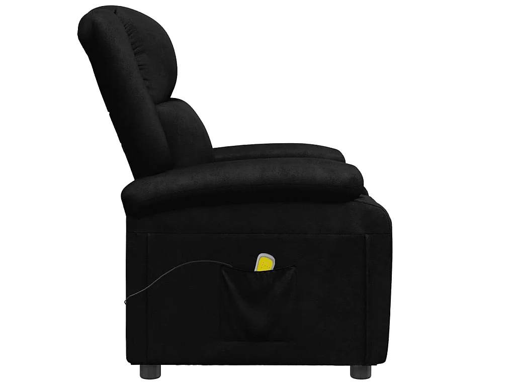 Poltrona de massagens couro artificial preto