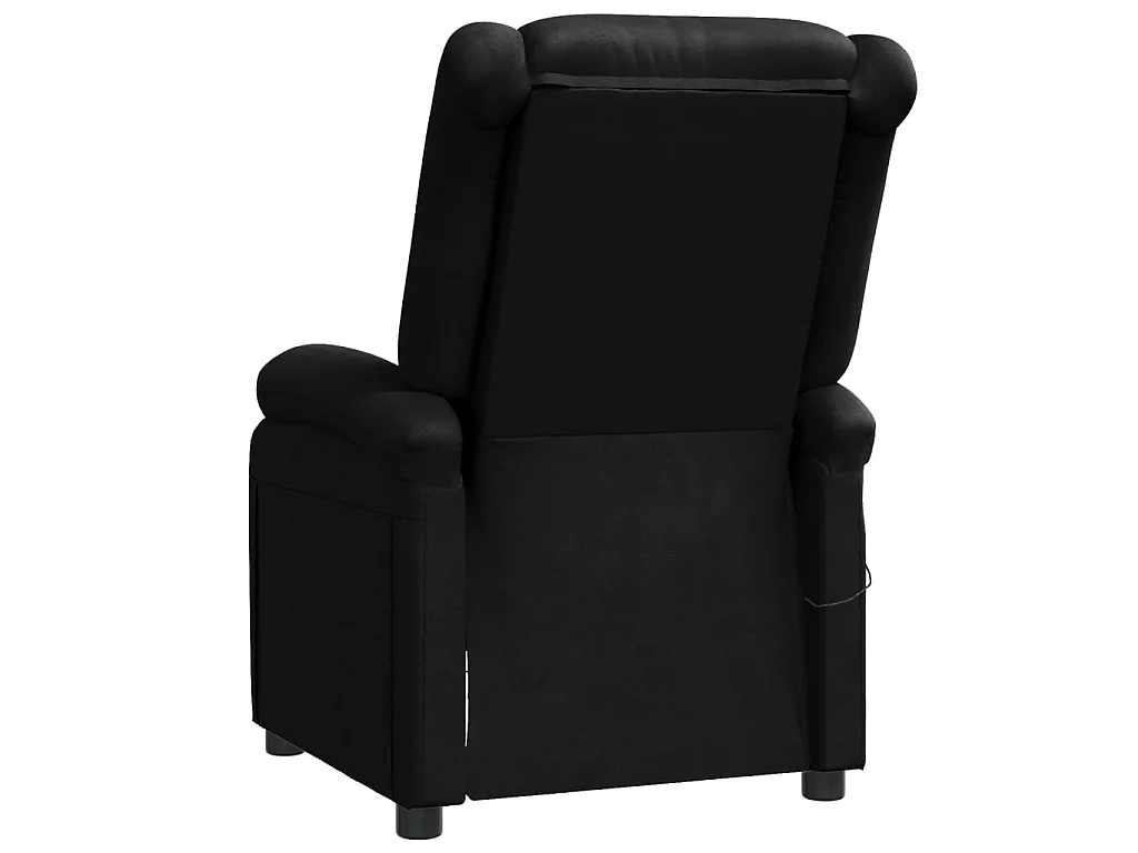 Poltrona de massagens couro artificial preto