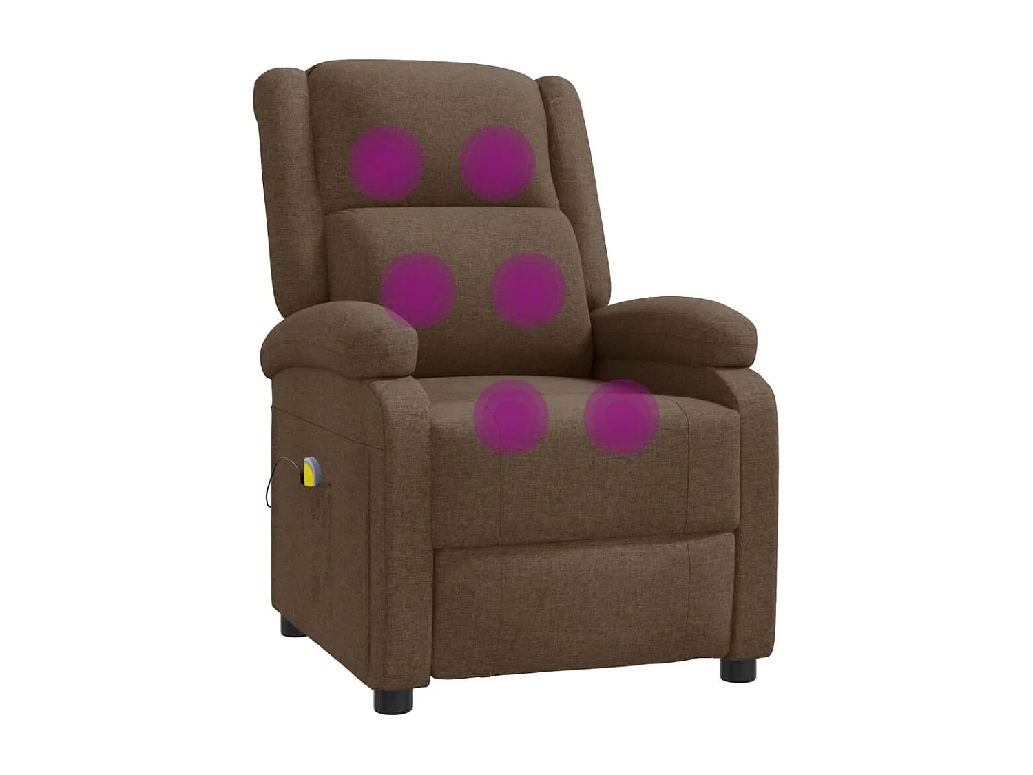 Fauteuil de massage Marron Tissu