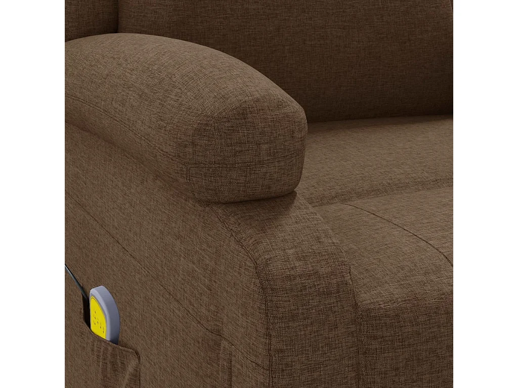 Fauteuil de massage Marron Tissu