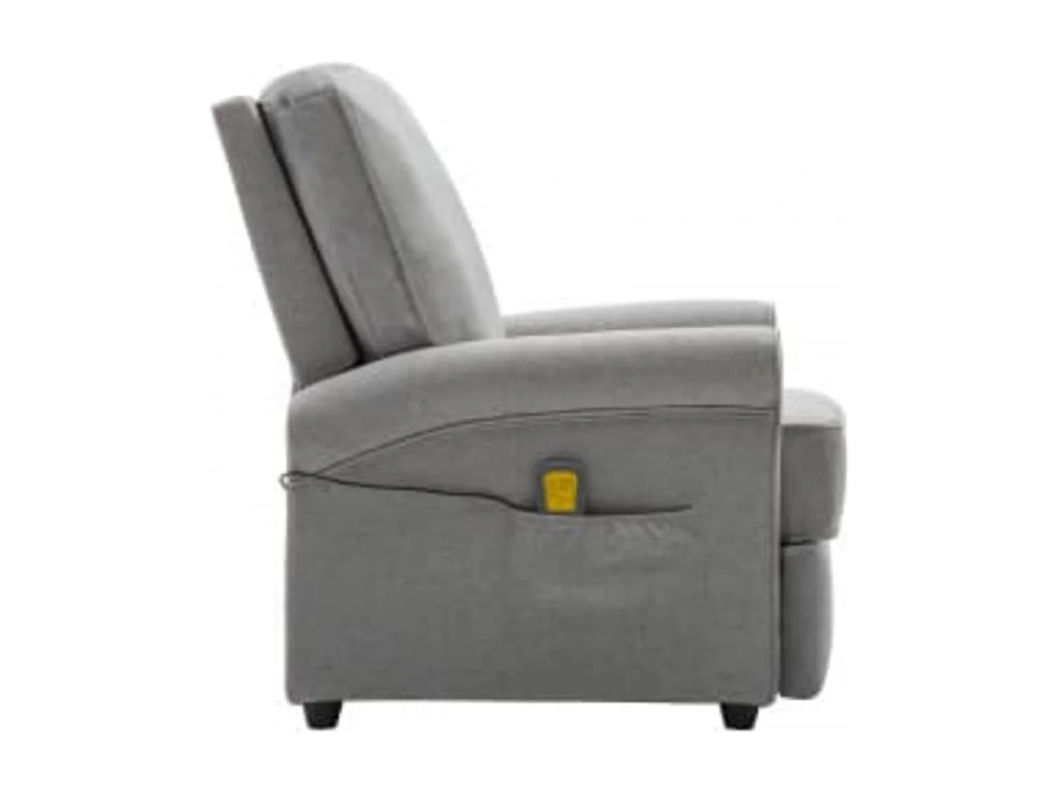 Fauteuil de massage Gris clair Tissu