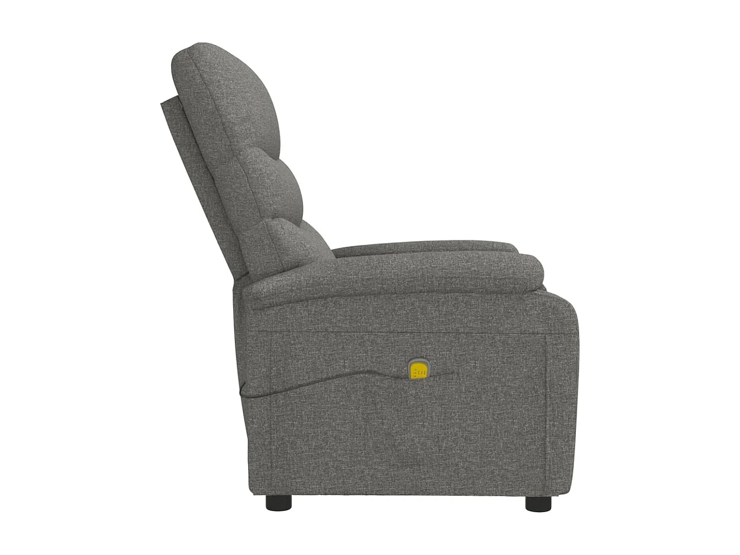 Fauteuil de massage Gris foncé Tissu