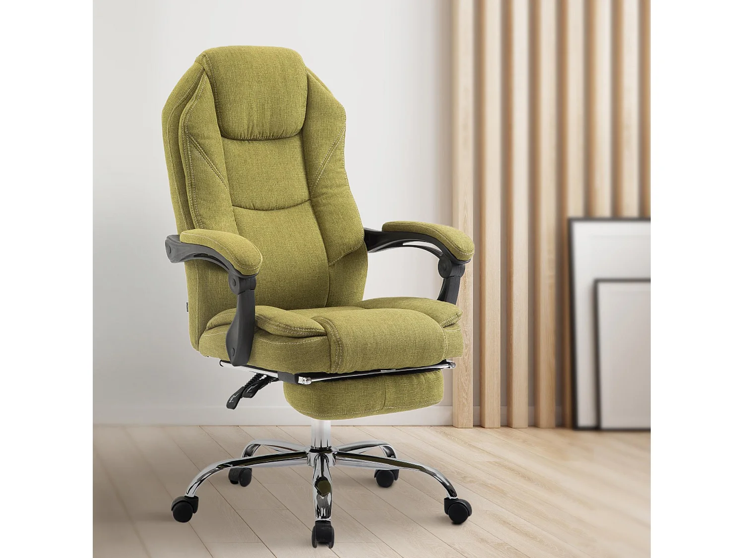 Chaise de bureau - Tissu - Vert - Castle