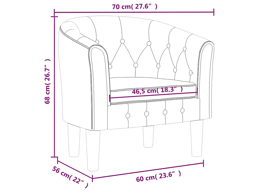 Chaise cabriolet  vert foncé velours