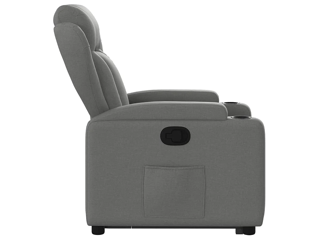 Fauteuil inclinable Gris foncé Tissu