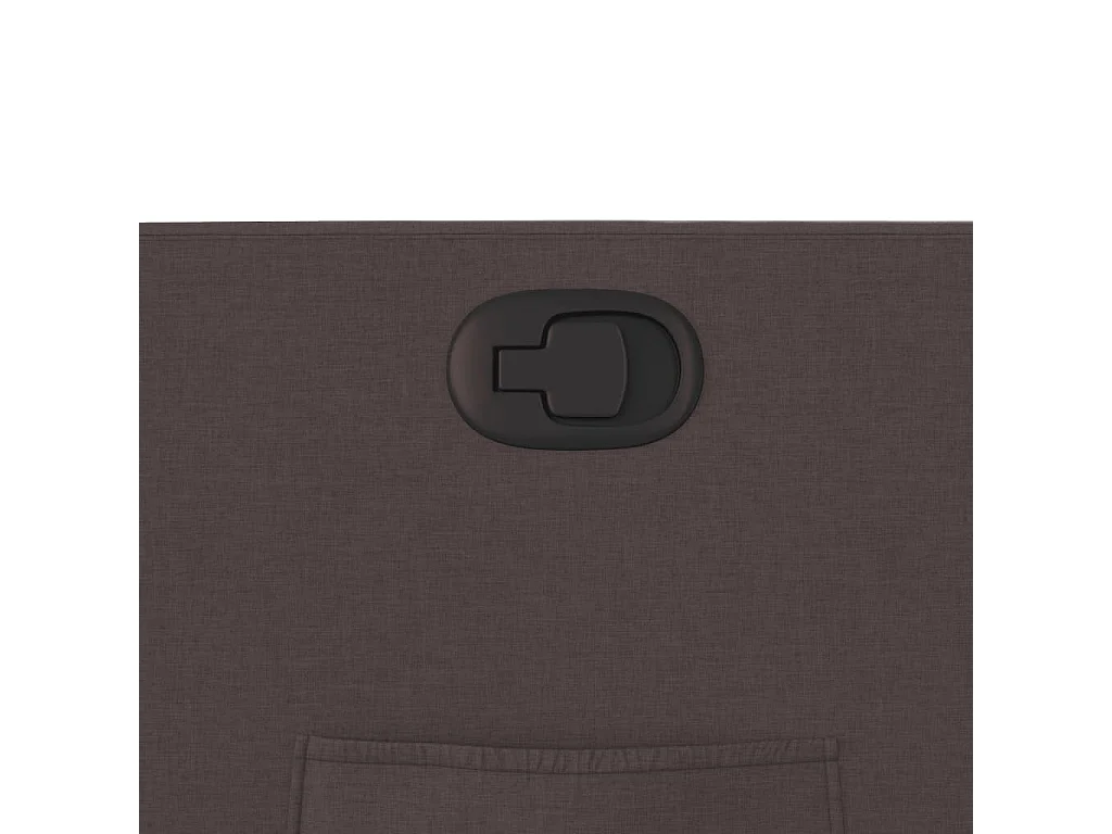 Relaxsessel Dunkelbraun Stoff