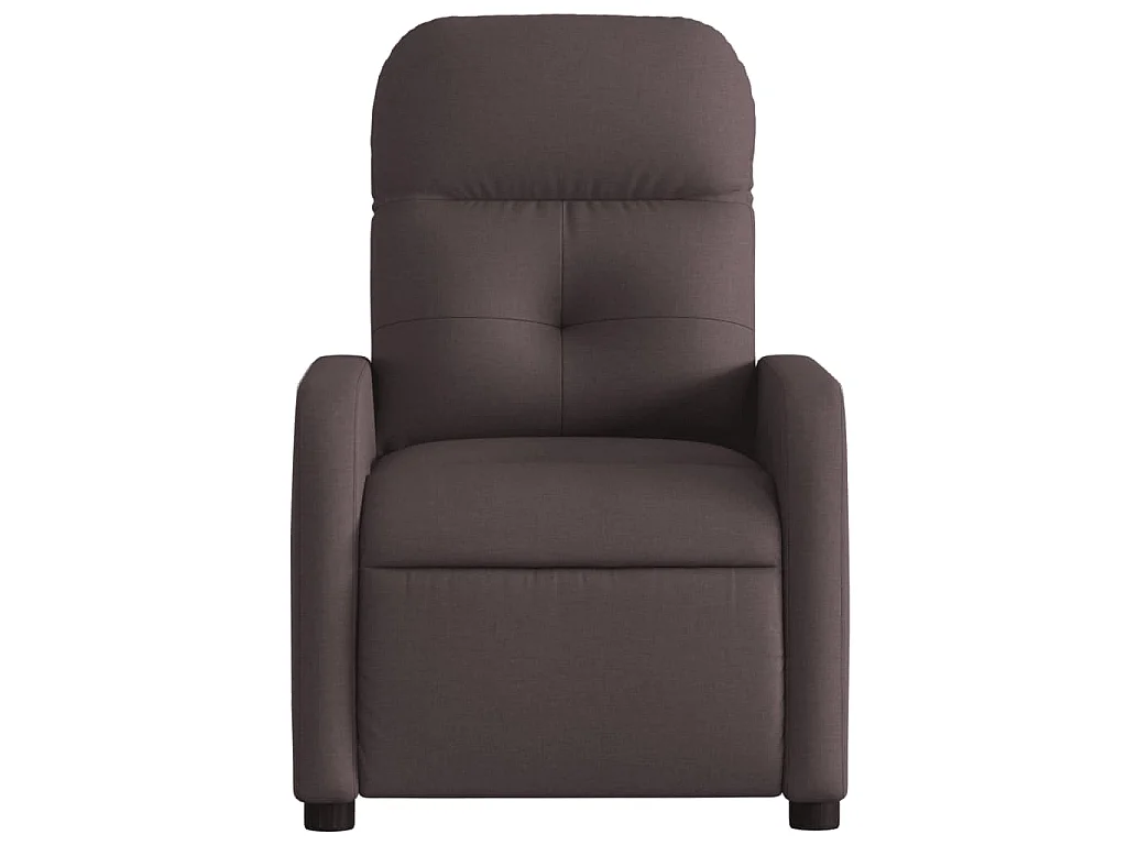 Relaxsessel Dunkelbraun Stoff