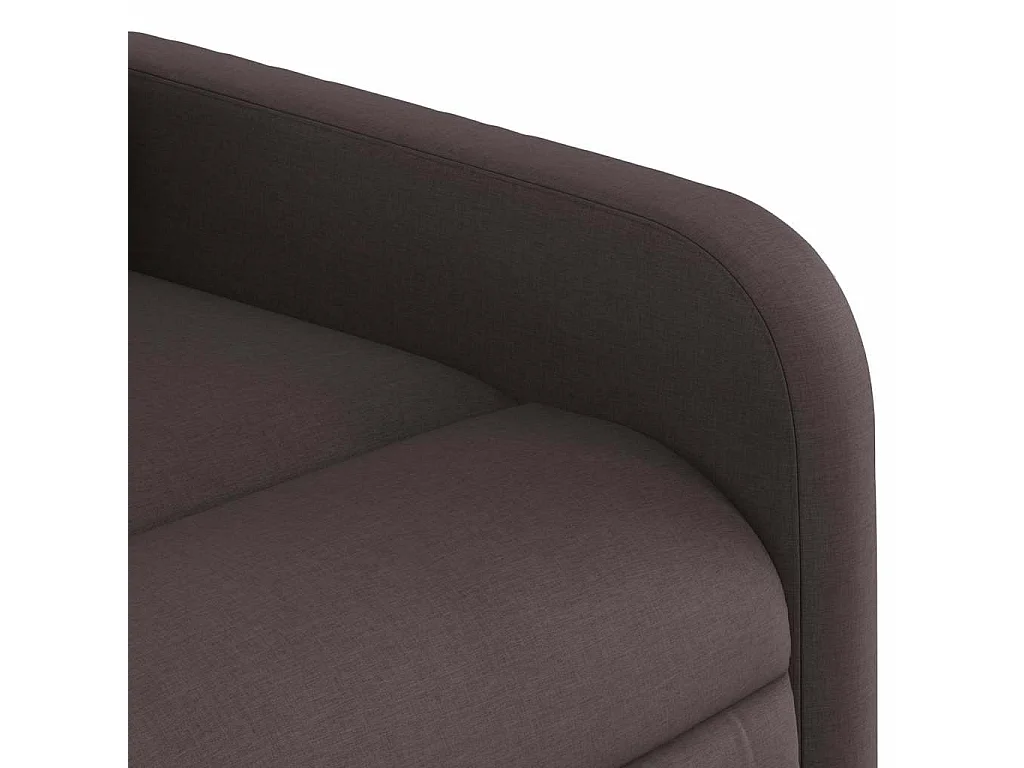 Fauteuil inclinable Marron foncé Tissu
