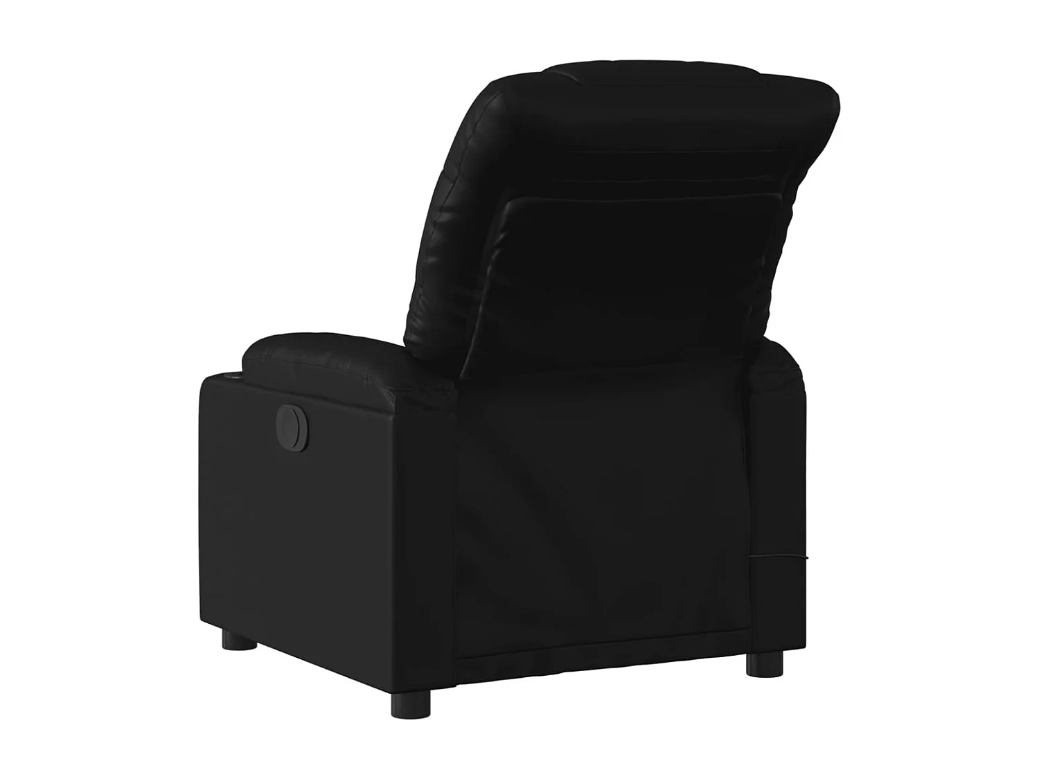 Massagesessel Schwarz Kunstleder