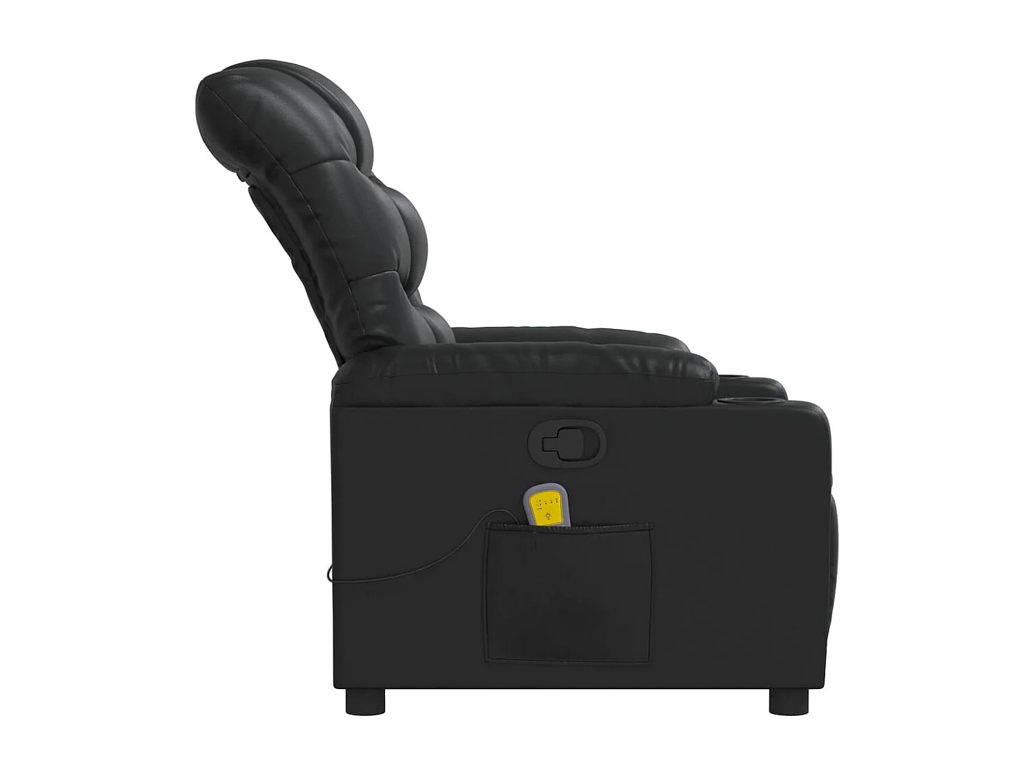 Massagesessel Schwarz Kunstleder