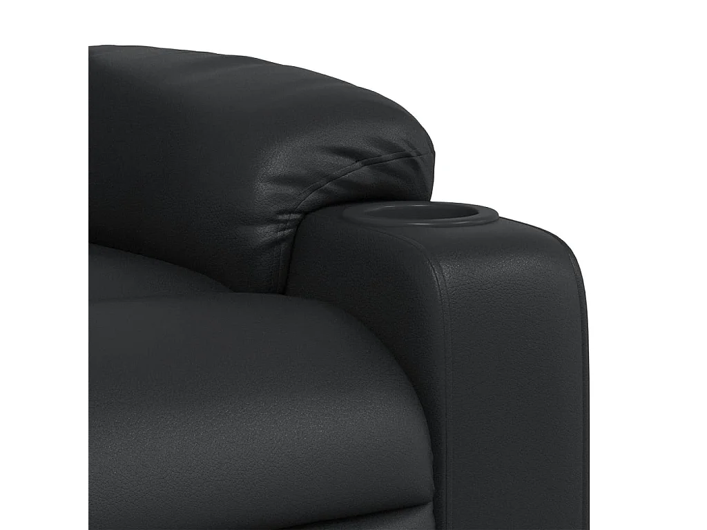 Massagesessel Schwarz Kunstleder