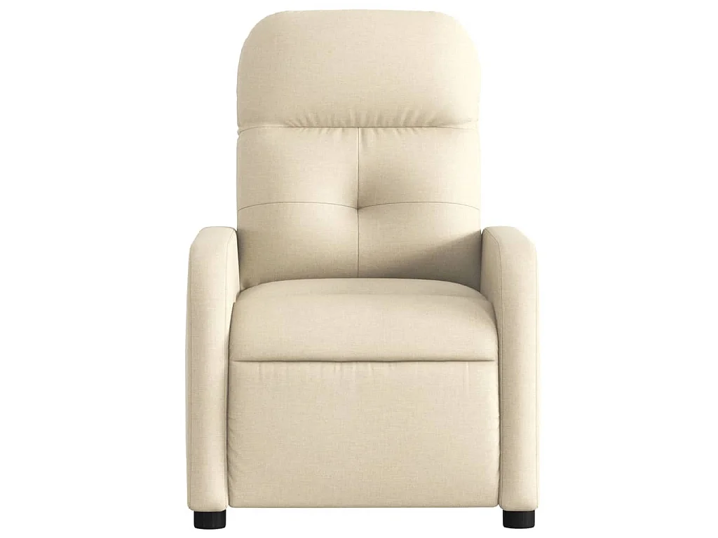 Fauteuil inclinable Crème Tissu