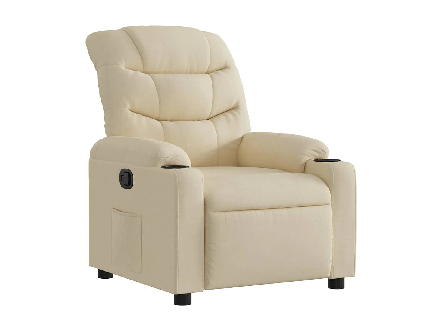 Fauteuil inclinable Crème Tissu
