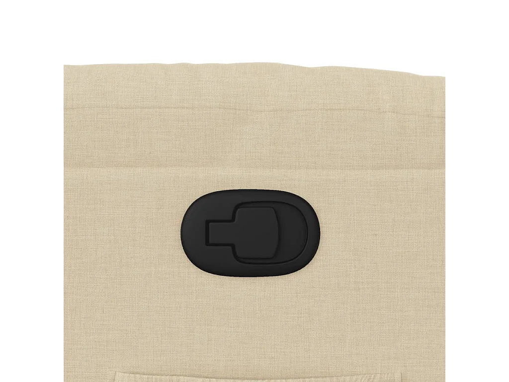 Fauteuil inclinable Crème Tissu