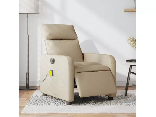 Kauf Unique Massagesessel Elektrisch Creme Stoff