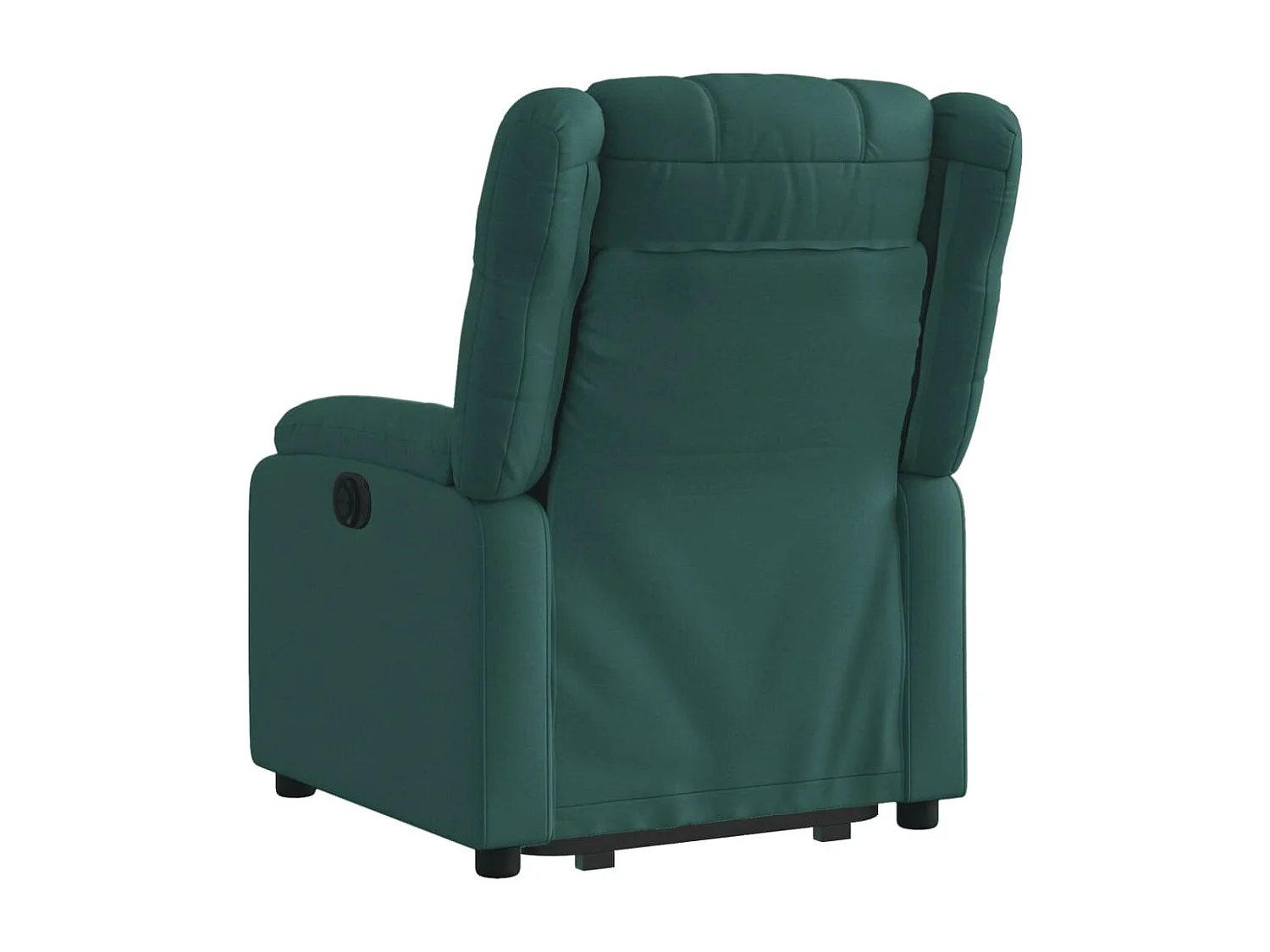 Fauteuil inclinable électrique vert foncé tissu