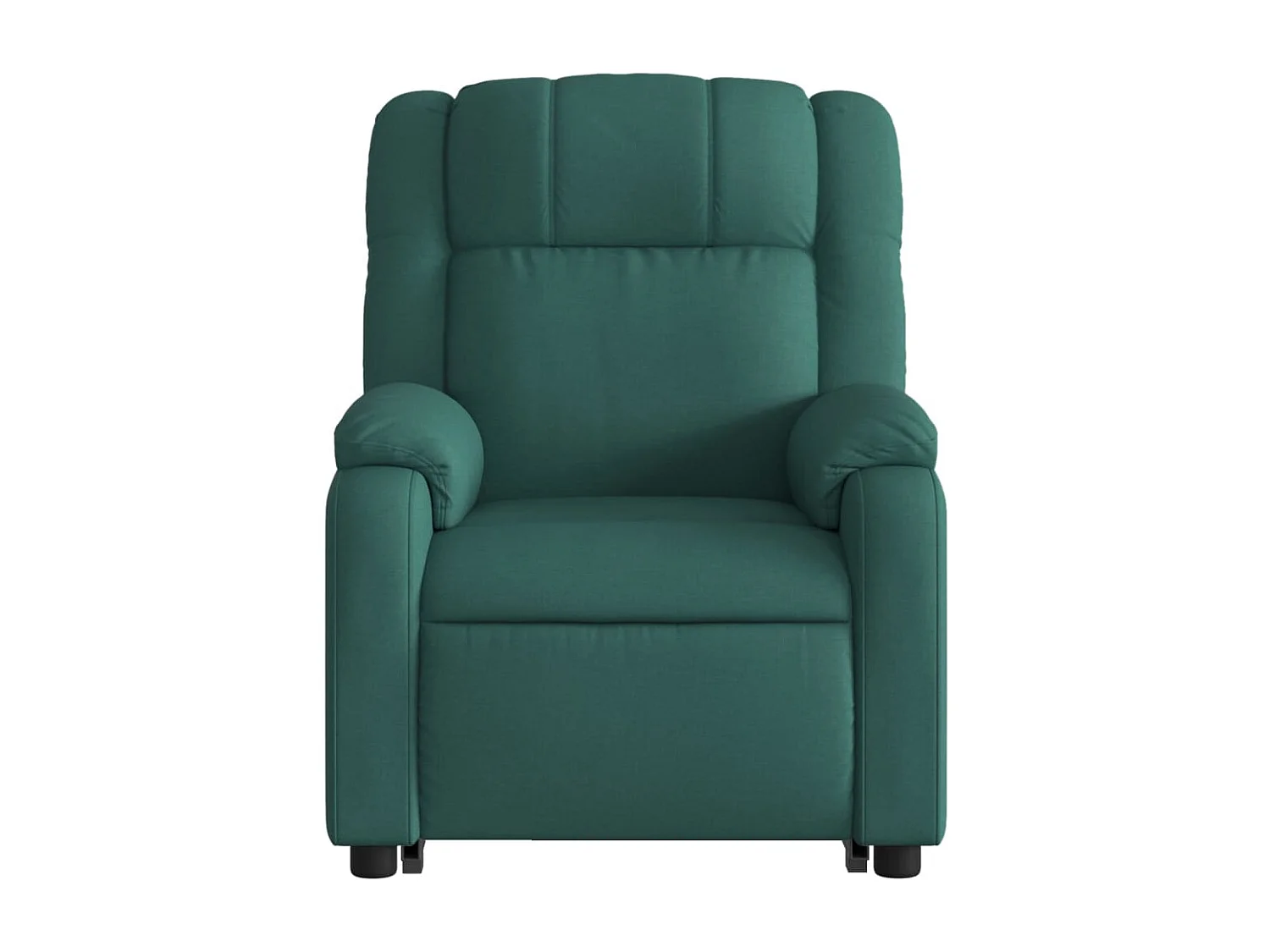 Fauteuil inclinable électrique vert foncé tissu