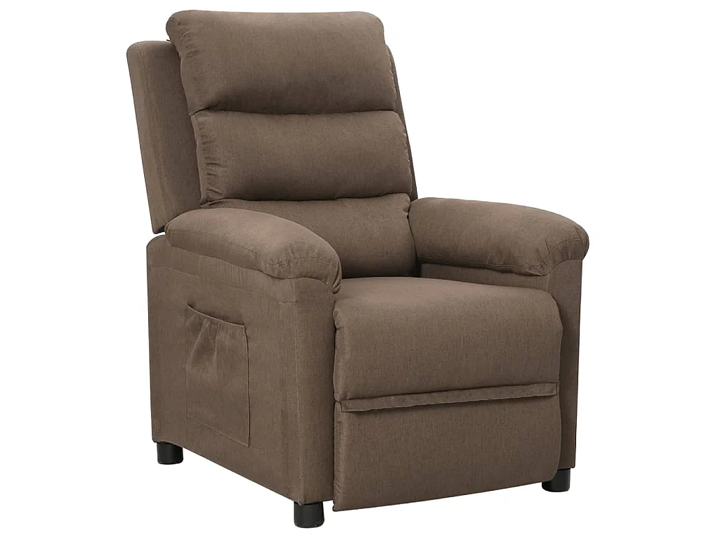 Relaxsessel Taupe Stoff