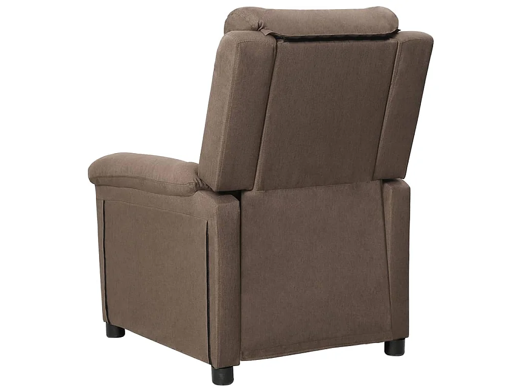 Relaxsessel Taupe Stoff