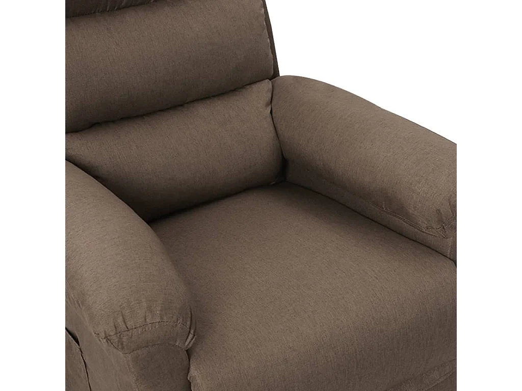 Relaxsessel Taupe Stoff