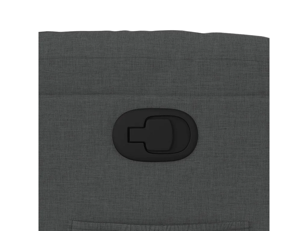 Fauteuil inclinable Gris foncé Tissu