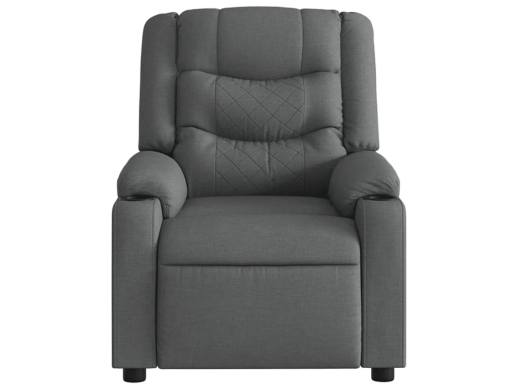 Relaxsessel Dunkelgrau Stoff