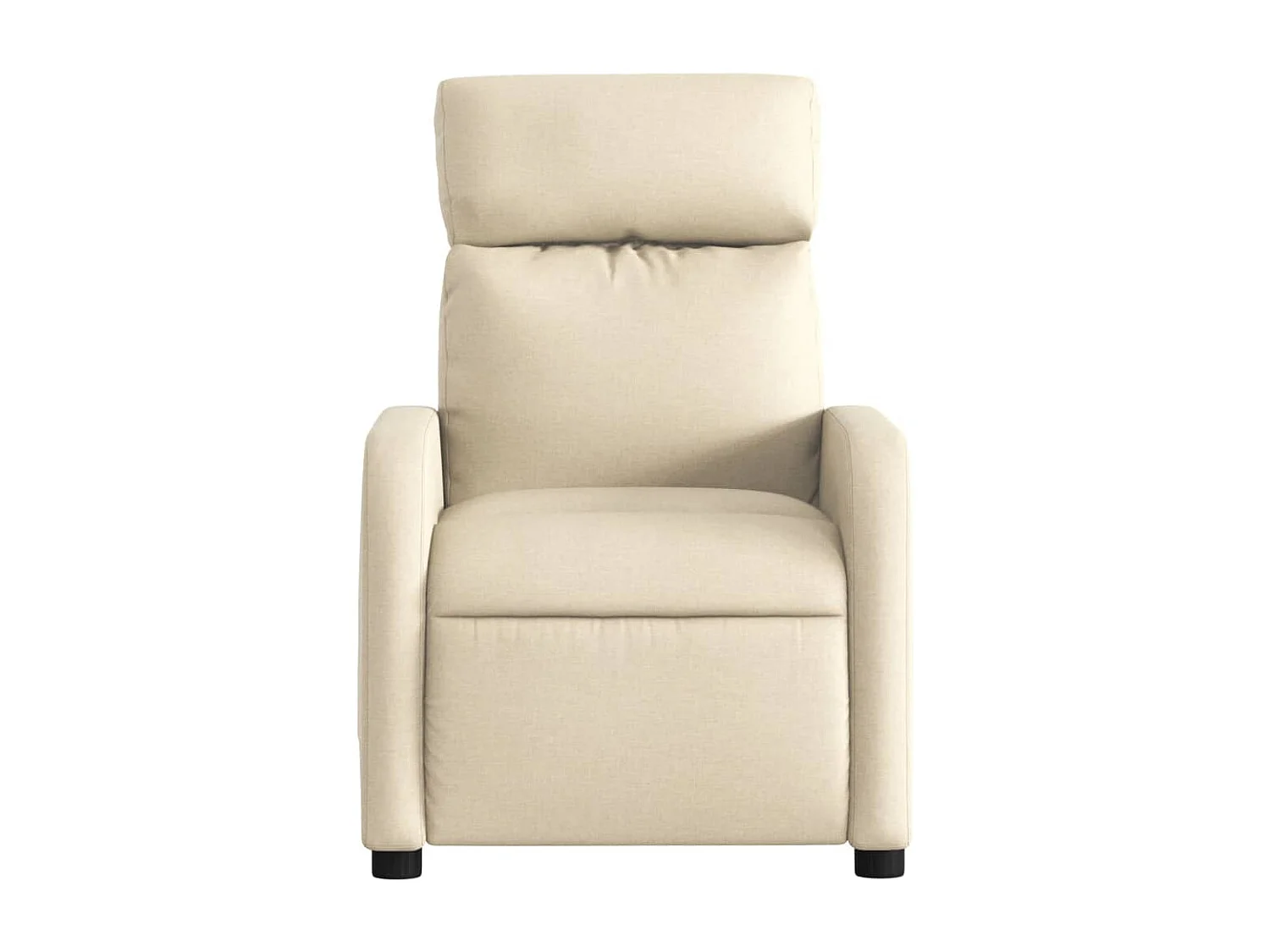 Massagesessel Creme Stoff