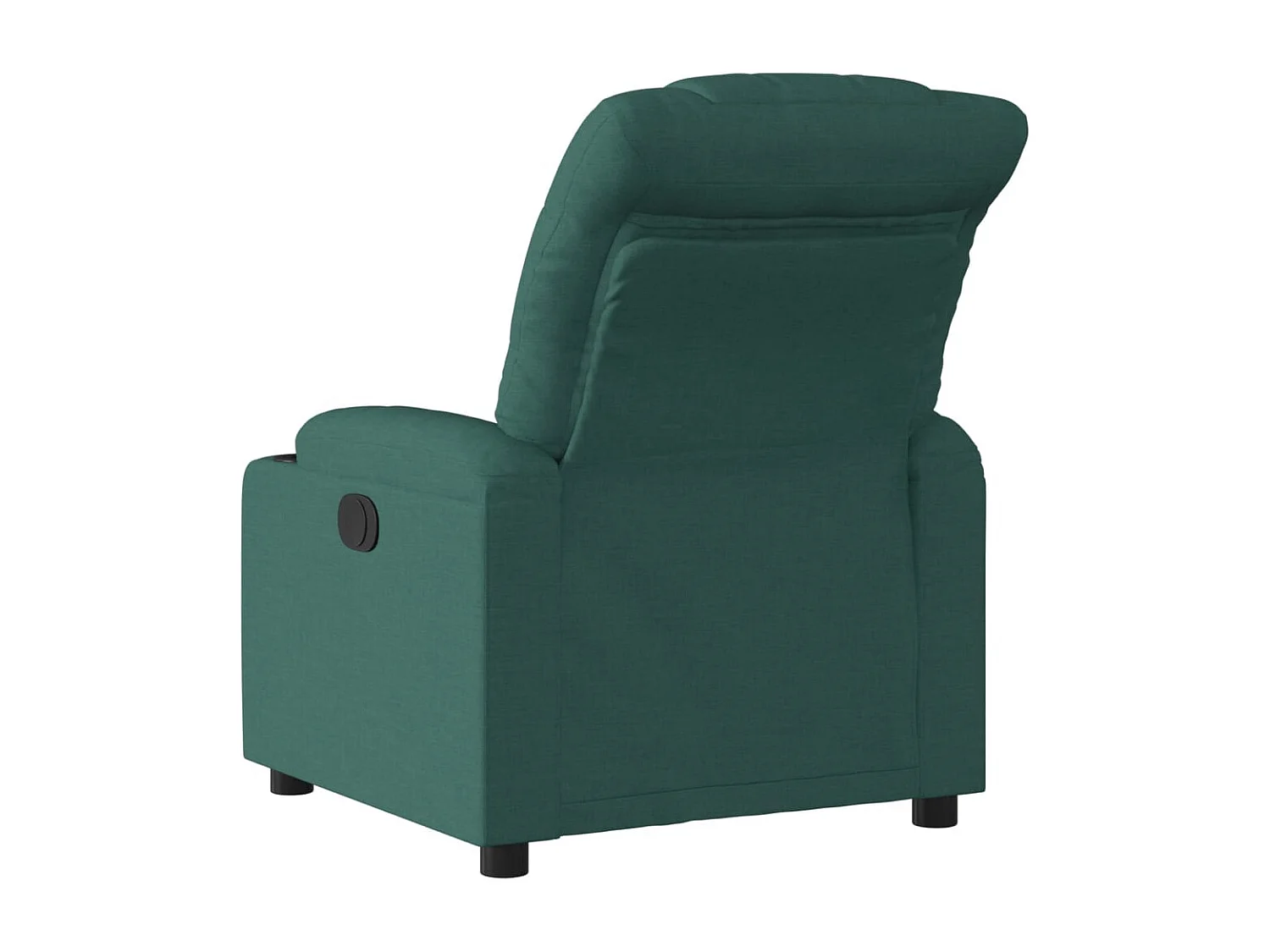 Fauteuil inclinable électrique Vert foncé Tissu
