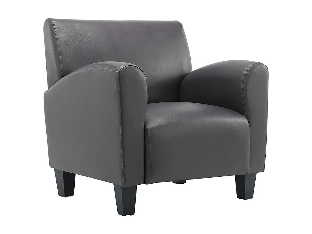 Poltrona Grigia in Similpelle