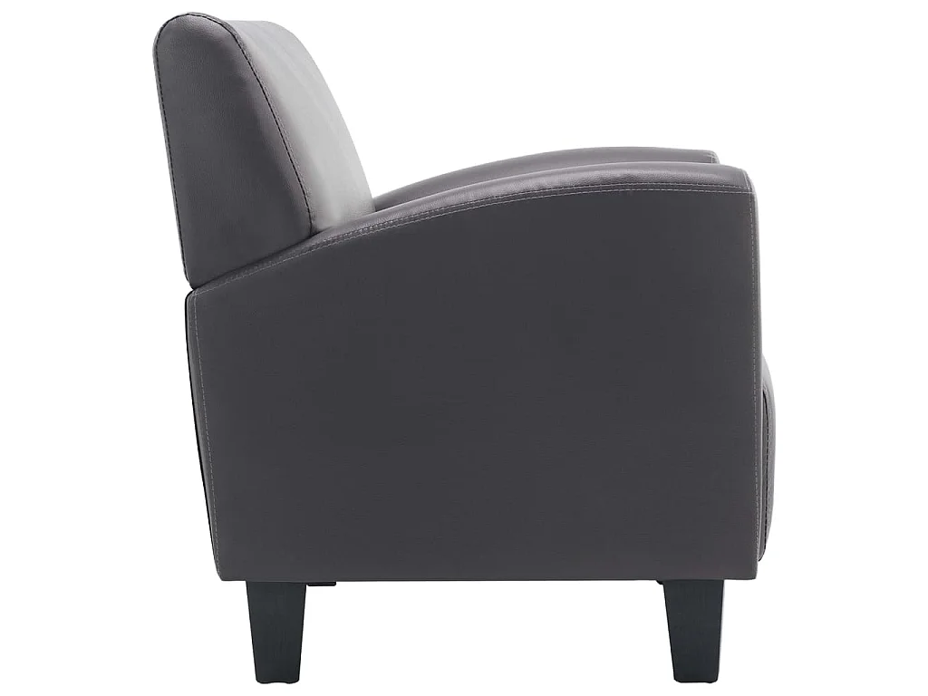 Poltrona Grigia in Similpelle