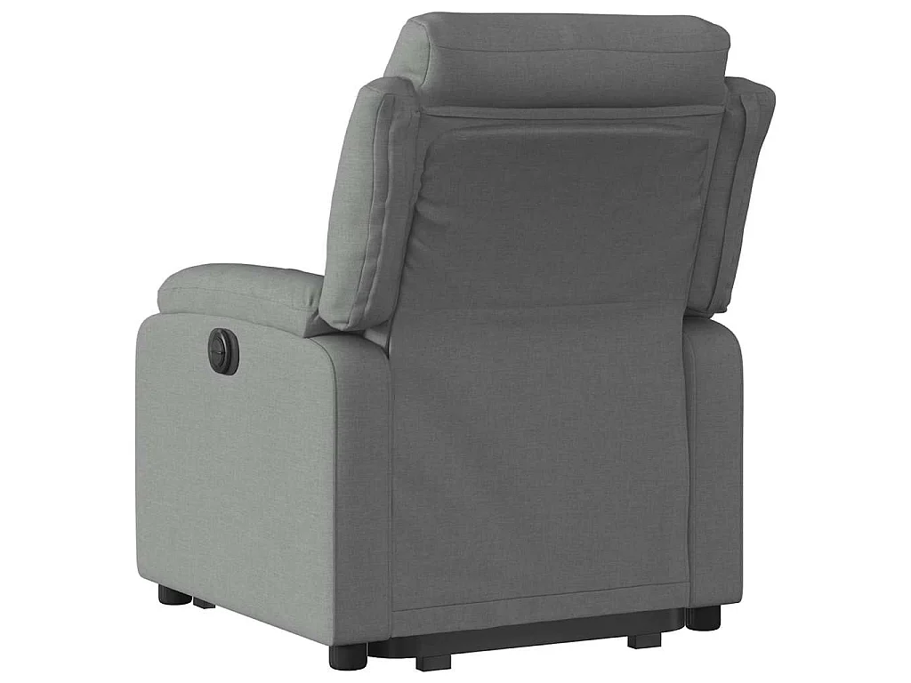 Fauteuil inclinable électrique gris foncé tissu