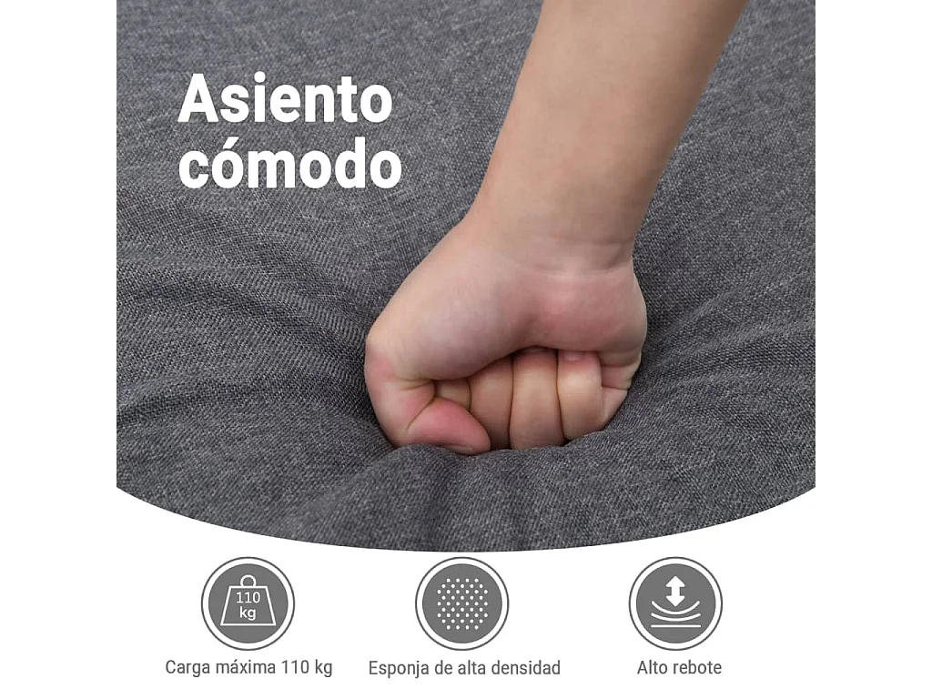 Sta-op-stoel elektrisch stof donkergroen