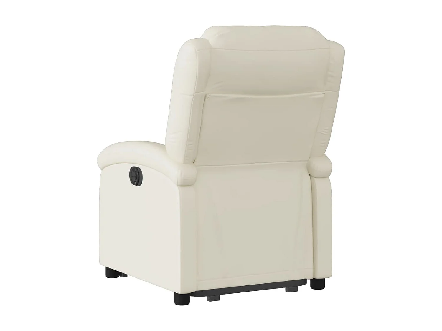 Relaxsessel mit Aufstehhilfe Elektrisch Creme Kunstleder