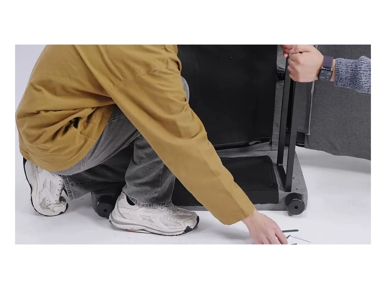 Relaxsessel Braun Stoff