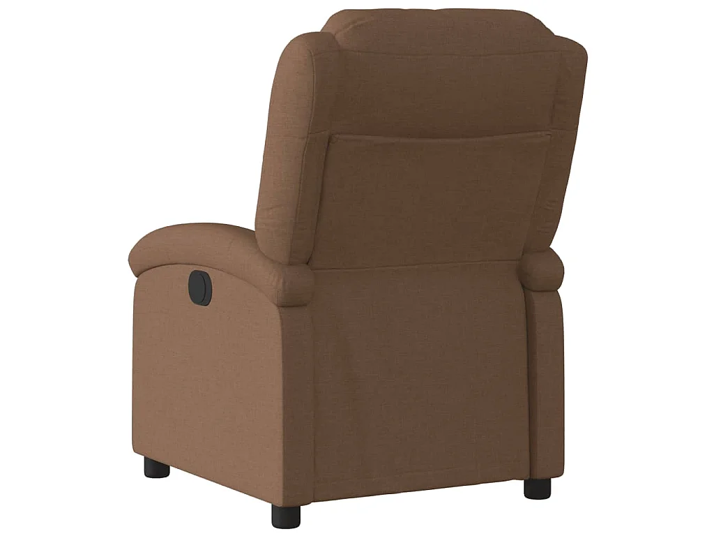 Relaxsessel Braun Stoff