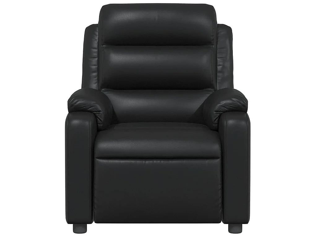Fauteuil inclinable Noir Similicuir