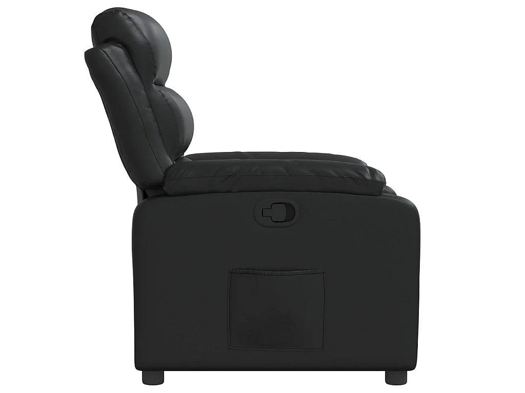 Fauteuil inclinable Noir Similicuir