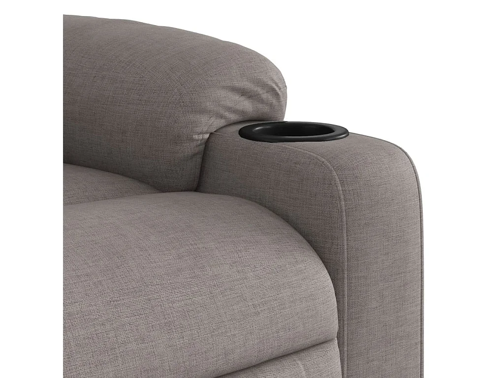 Fauteuil inclinable Taupe Tissu