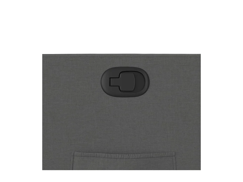 Poltrona Reclinabile in Tessuto Grigio Scuro