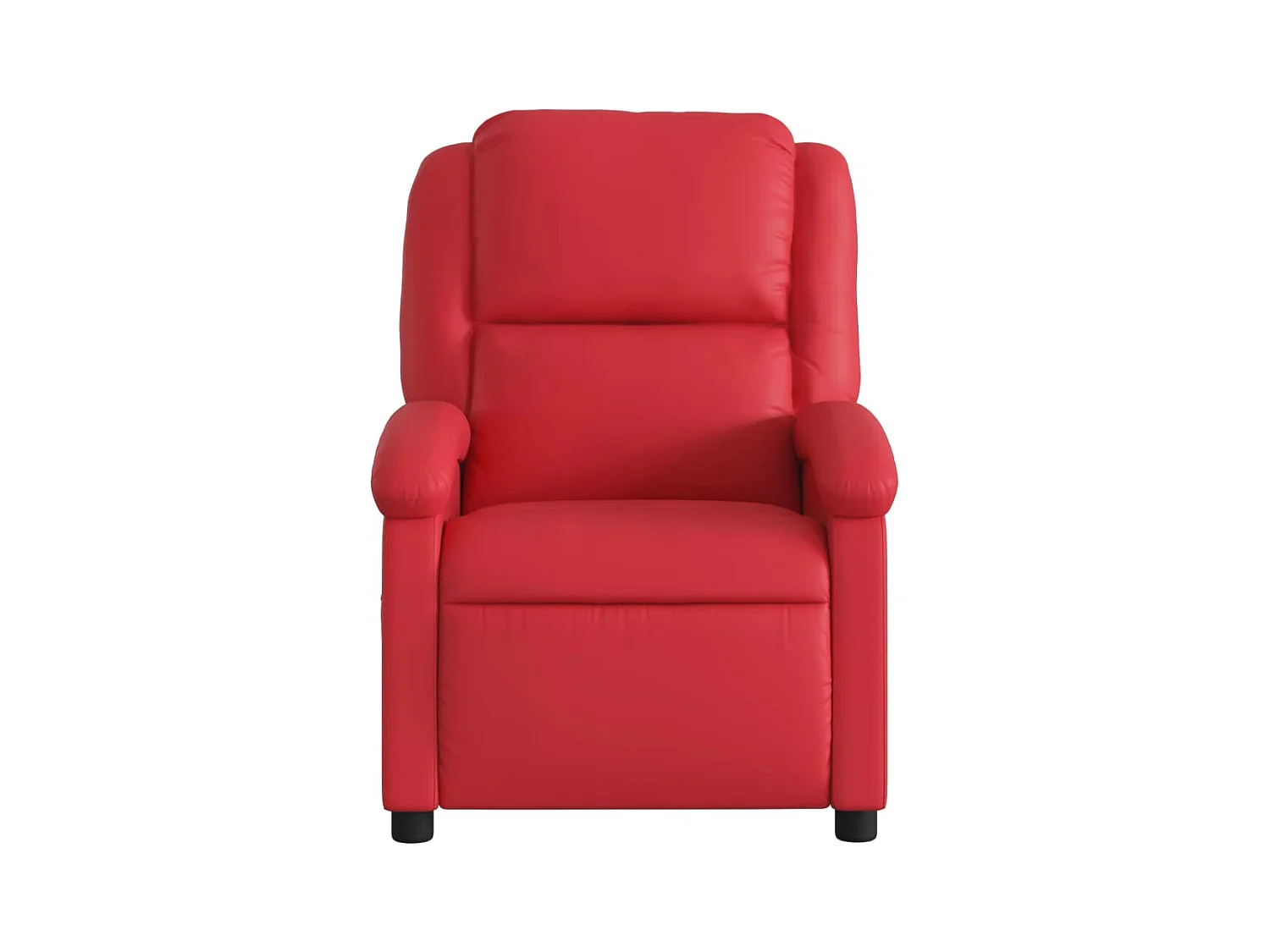 Fauteuil inclinable électrique Rouge Similicuir