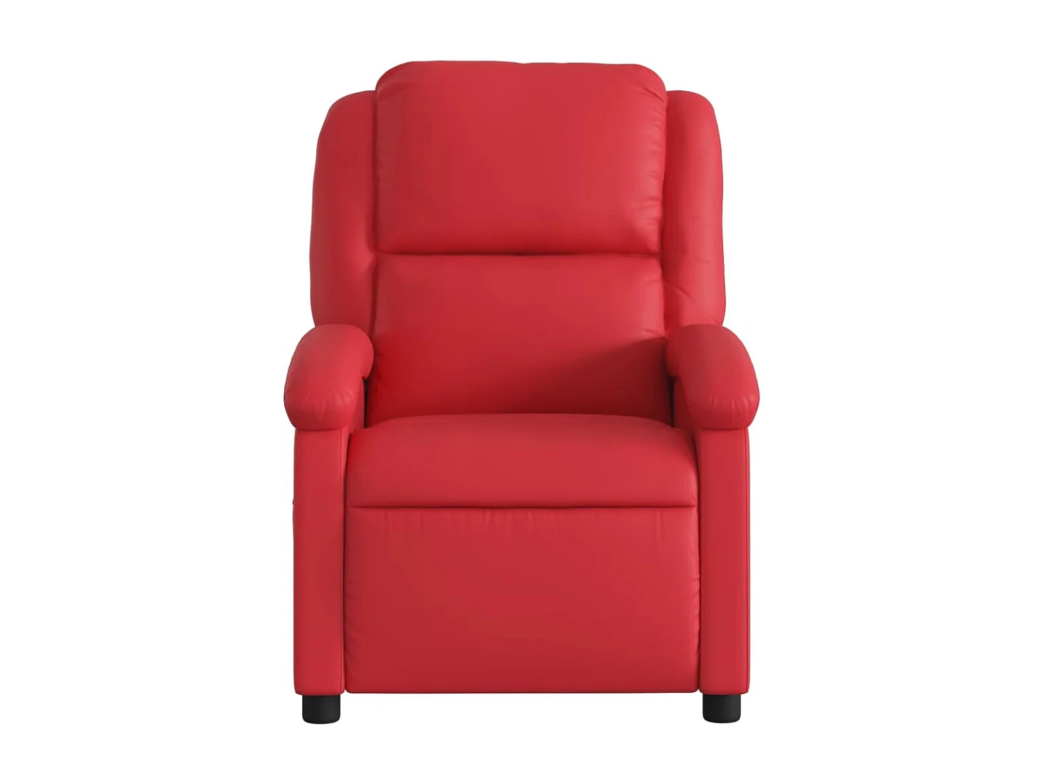 Fauteuil inclinable électrique Rouge Similicuir