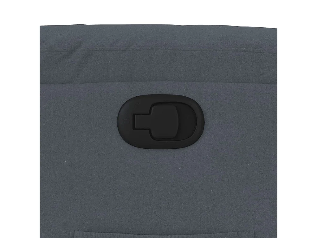 Fauteuil inclinable Gris foncé Velours