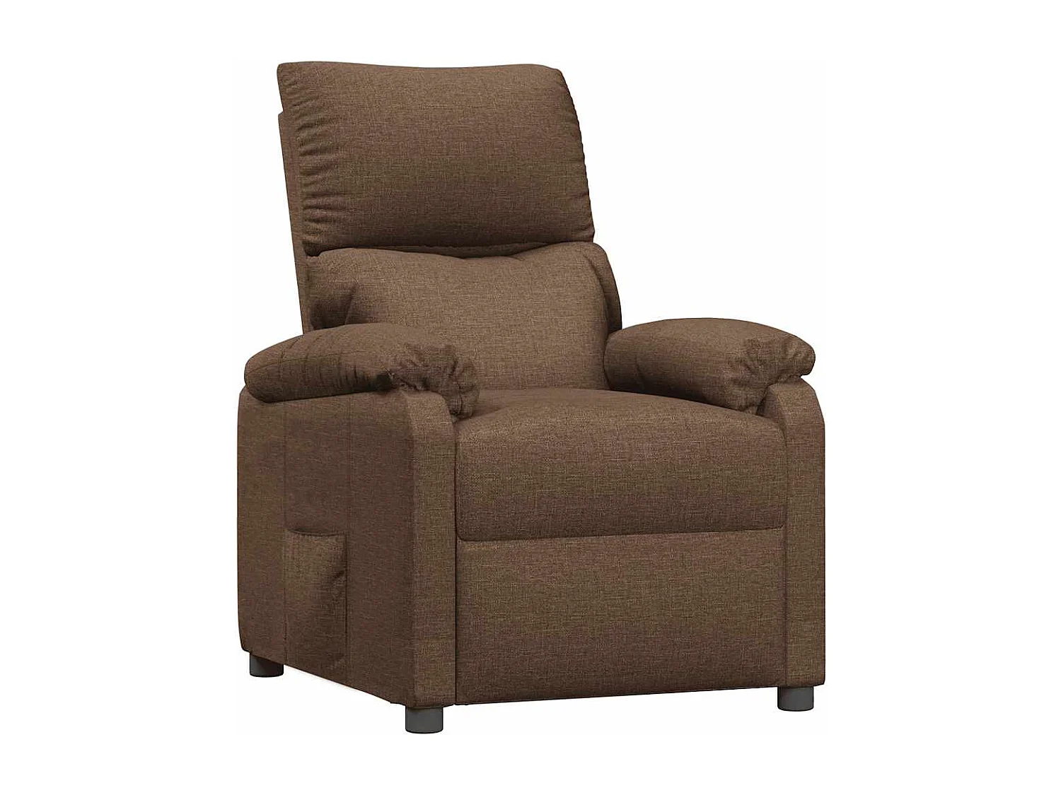 Fauteuil inclinable Marron Tissu