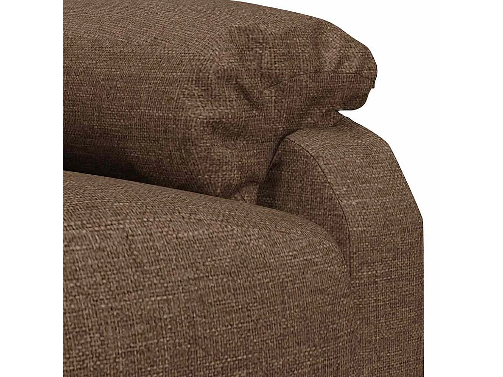 Fauteuil inclinable Marron Tissu