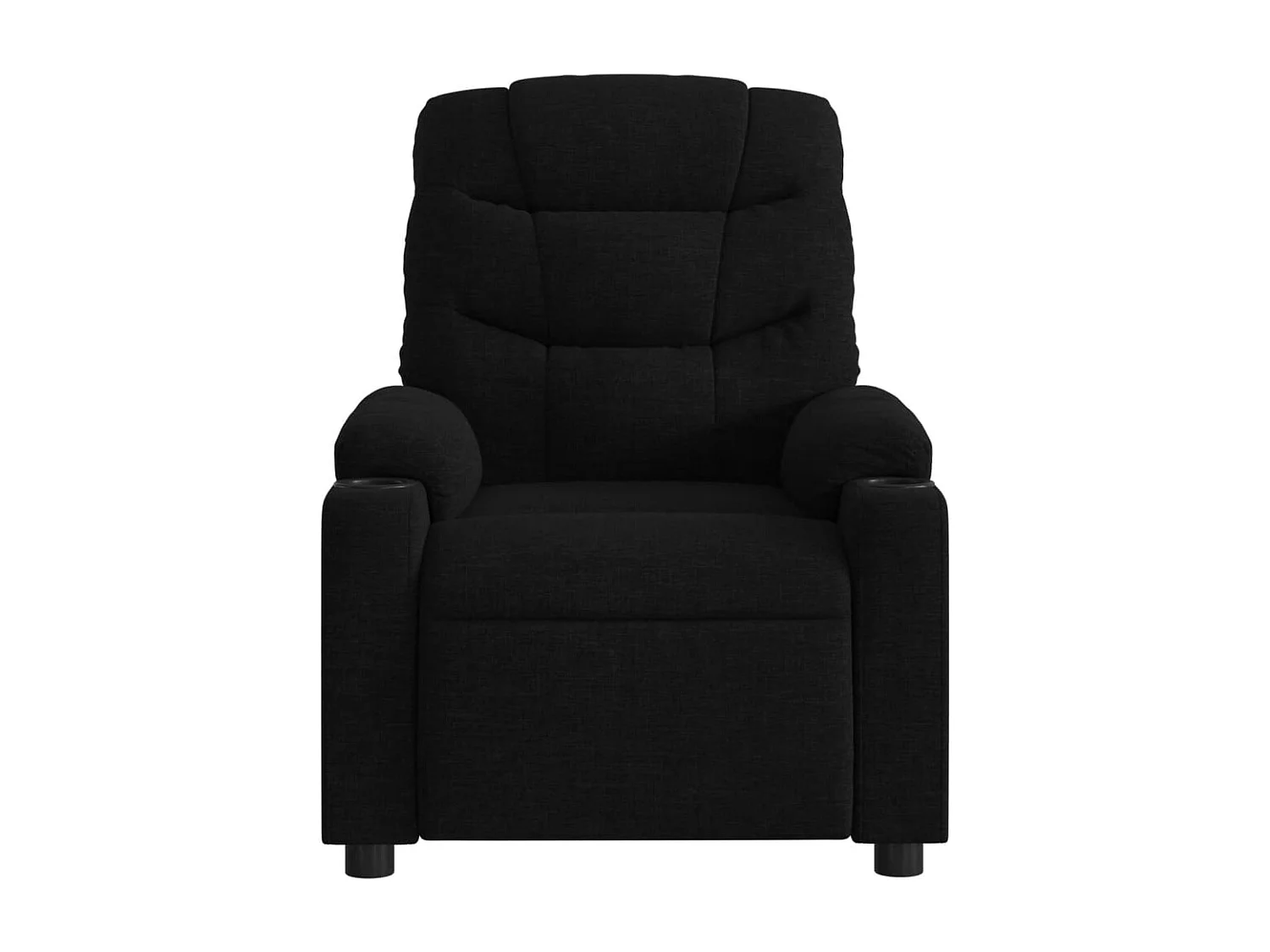 Fauteuil inclinable Noir Tissu