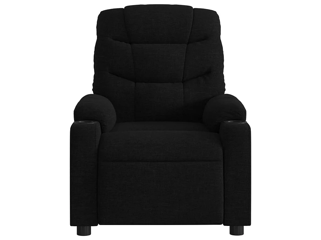 Fauteuil inclinable Noir Tissu