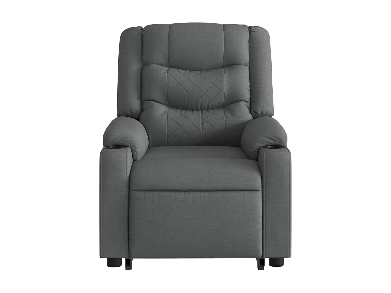 Fauteuil inclinable Gris foncé Tissu