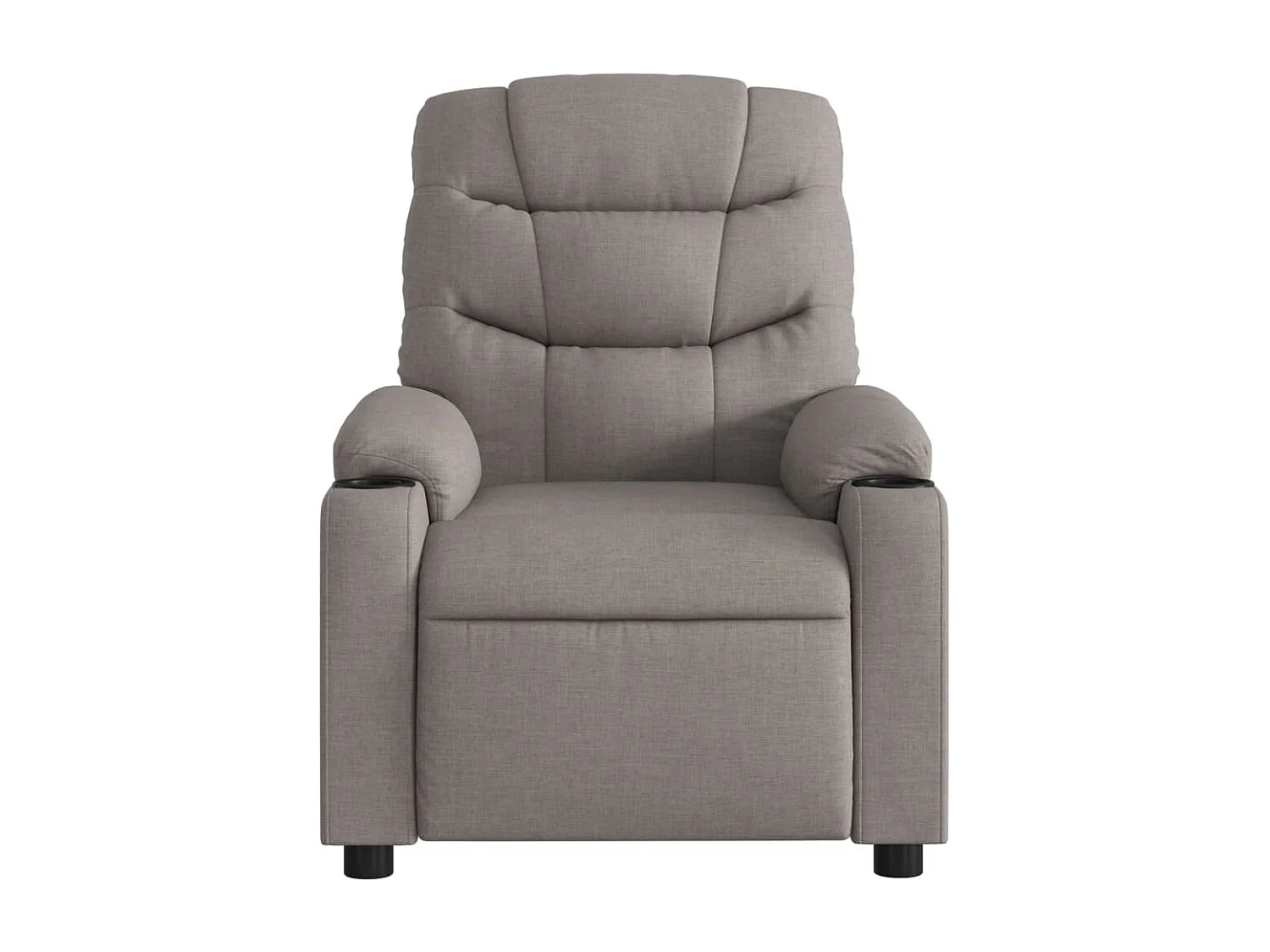 Fauteuil inclinable électrique Taupe Tissu