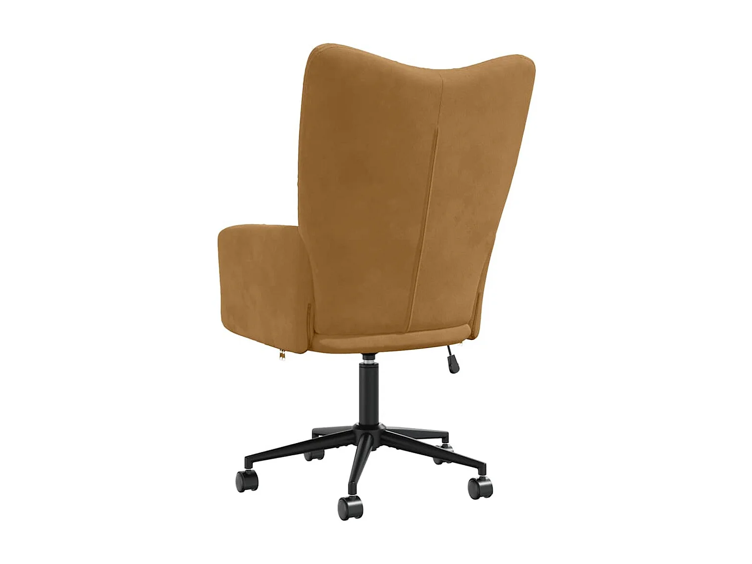 Chaise de relaxation Marron Velours